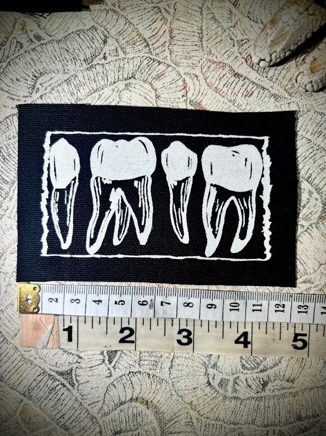 1312 teeth, read the roots, punk patch.