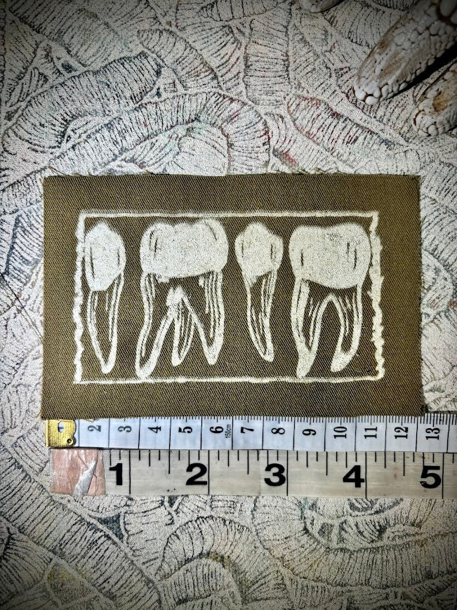 1312 teeth, read the roots, punk patch