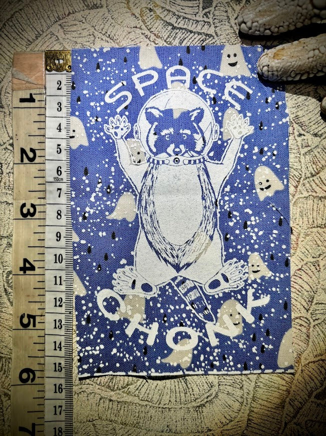 Space Chonk, Raccoon space traveler patch