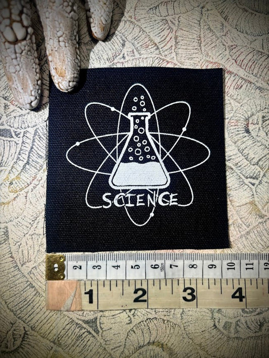 Science! sew on patch.