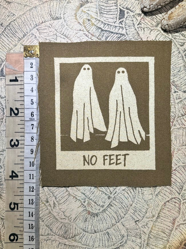 No Feet, sew on patch, from Beetlejuice