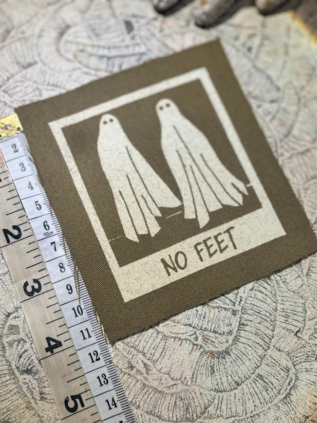 No Feet, sew on patch, from Beetlejuice