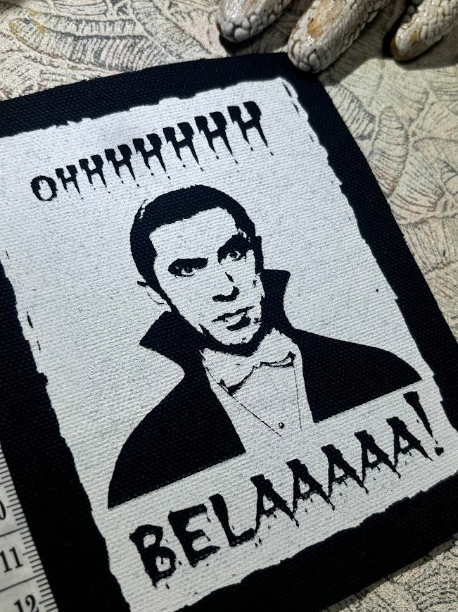 OHHHHHH! Belaaaaa! Bela Lugosi Bahaus sew on patch