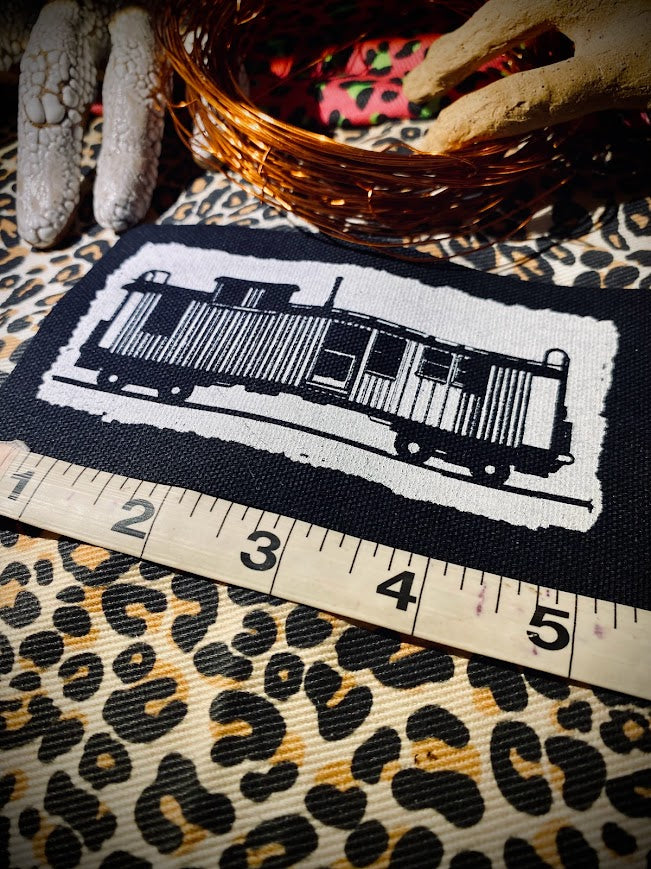 Old tyme caboose sew on patch