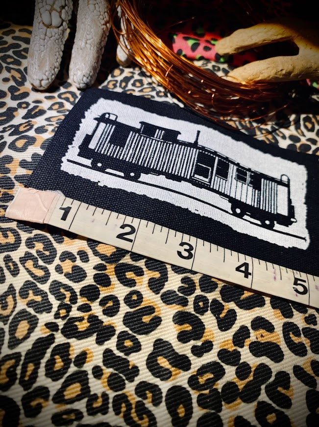 Old tyme caboose sew on patch