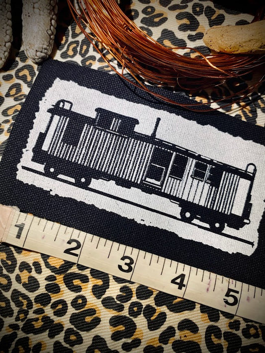 Old tyme caboose sew on patch