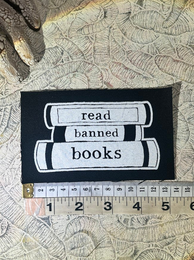 Read banned books sew on patch