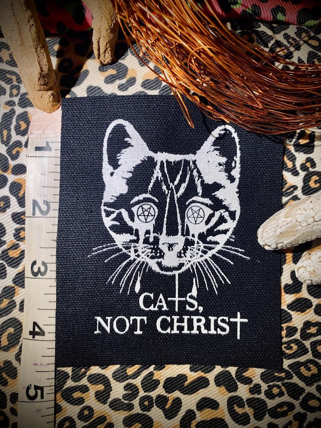 Cats not Christ! patch