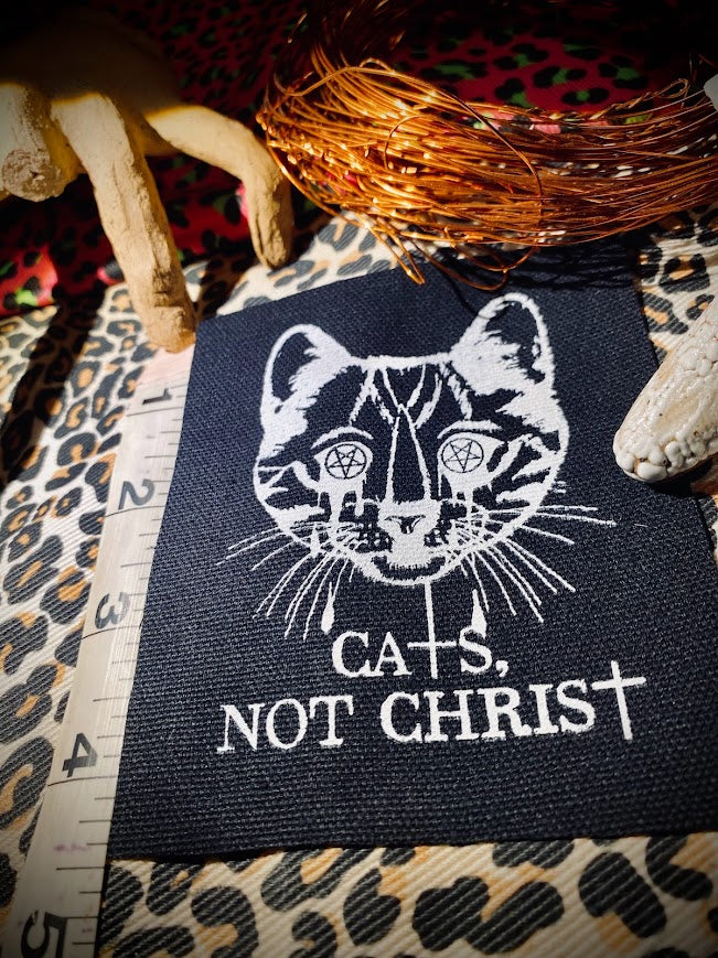 Cats not Christ! patch