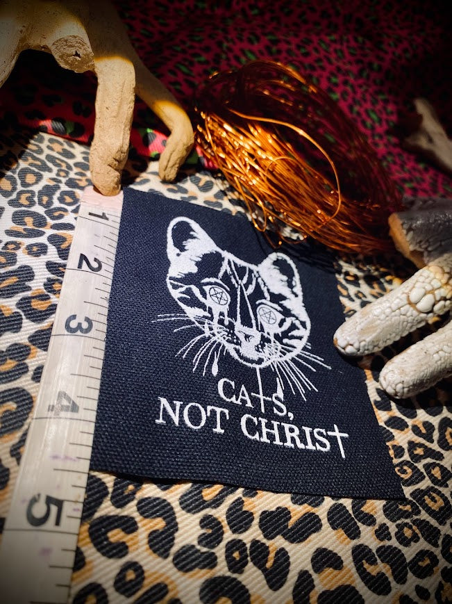 Cats not Christ! patch