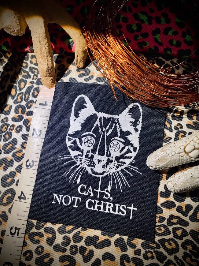 Cats not Christ! patch