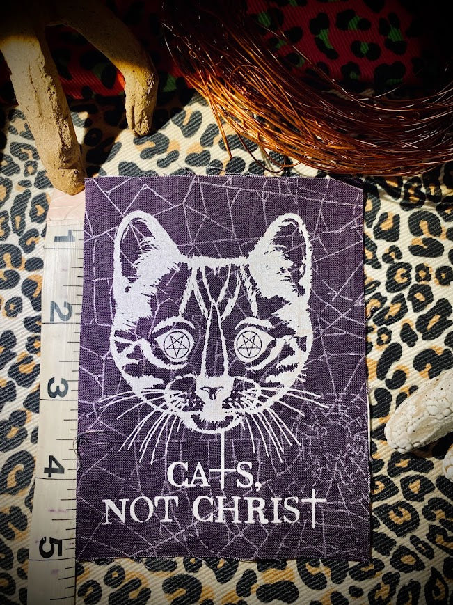 Cats not Christ! patch