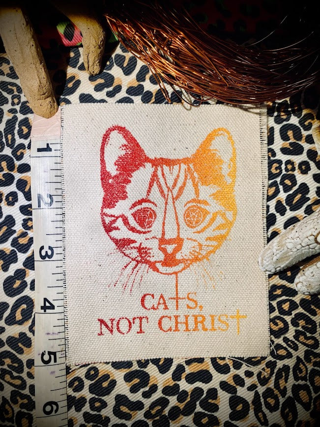 Cats not Christ! patch