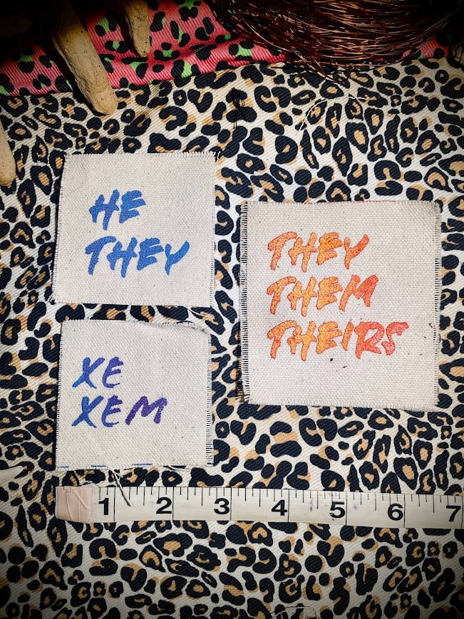 Pronoun patches!