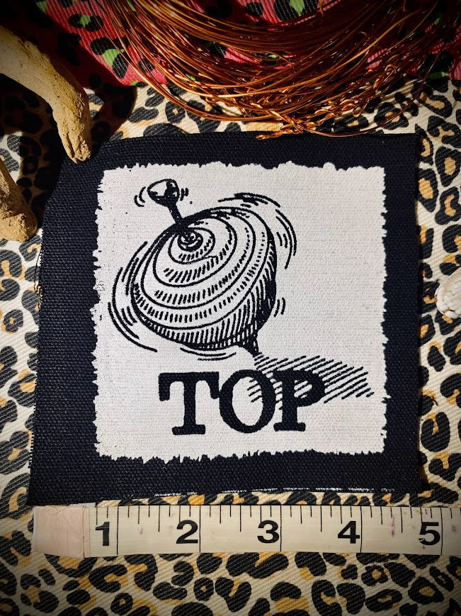 Top, completely innocent non double entendre patch