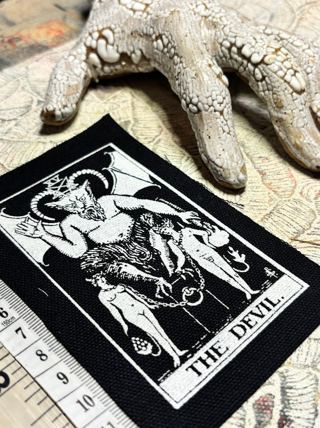The Devil tarot card patch.