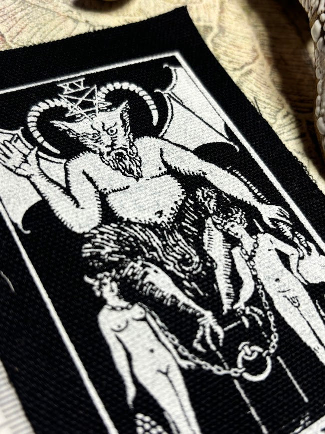 The Devil tarot card patch.