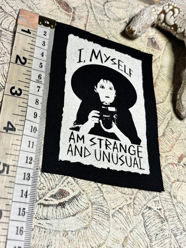 Lydia Deetz, I myself am strange and unusual patch.