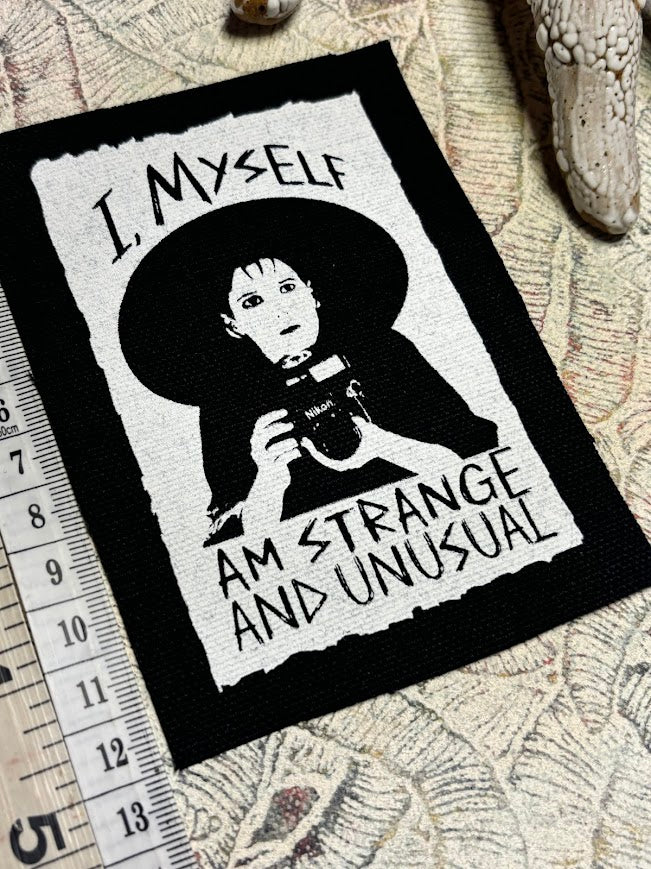 Lydia Deetz, I myself am strange and unusual patch.