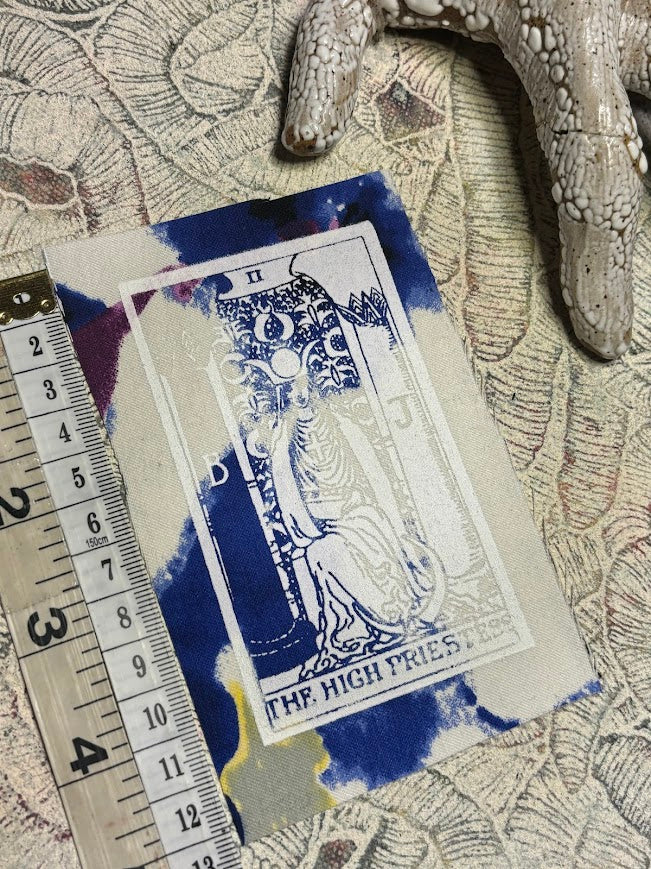 High Priestess tarot card sew on patch