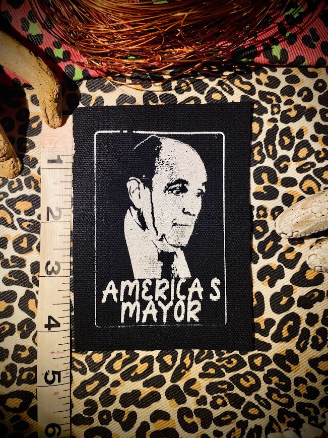 melting Rudolph Giuliani "America's Mayor" Sew on patch