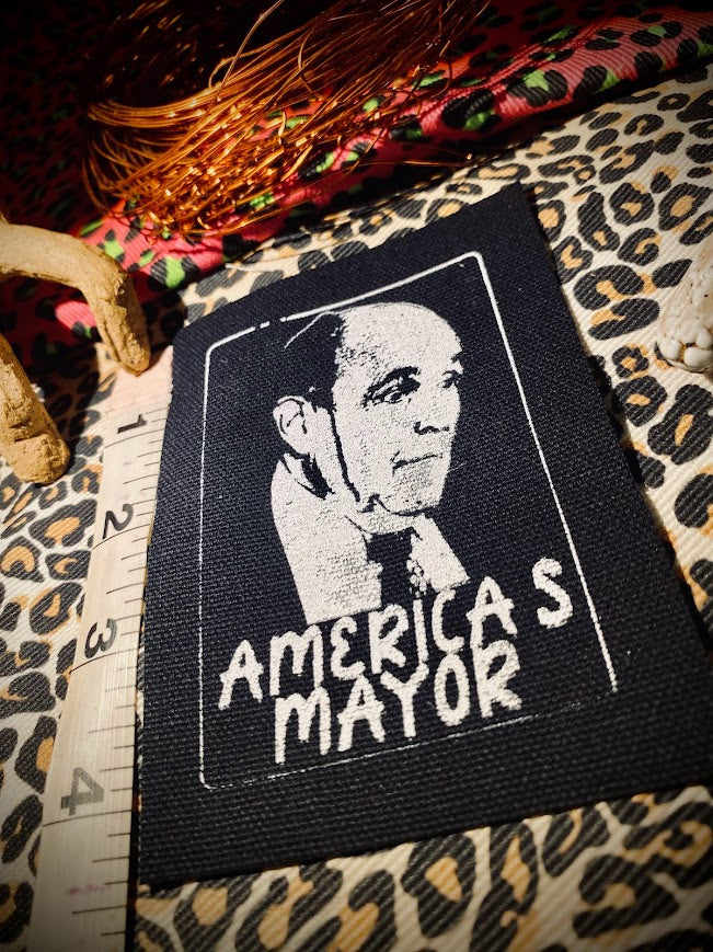 melting Rudolph Giuliani "America's Mayor" Sew on patch