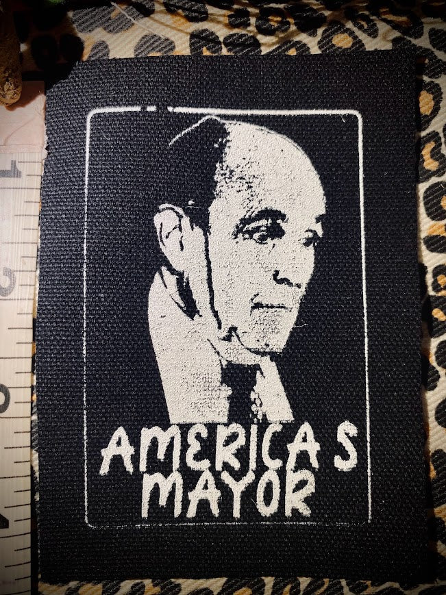 melting Rudolph Giuliani "America's Mayor" Sew on patch