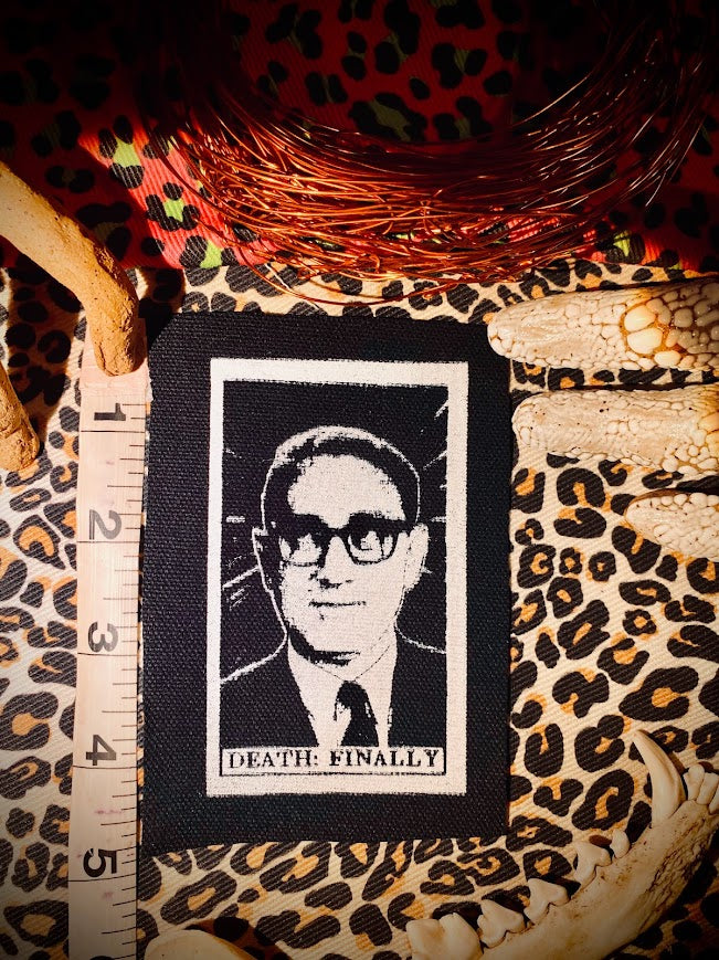 Henry Kissinger: Death, finally tarot card patch