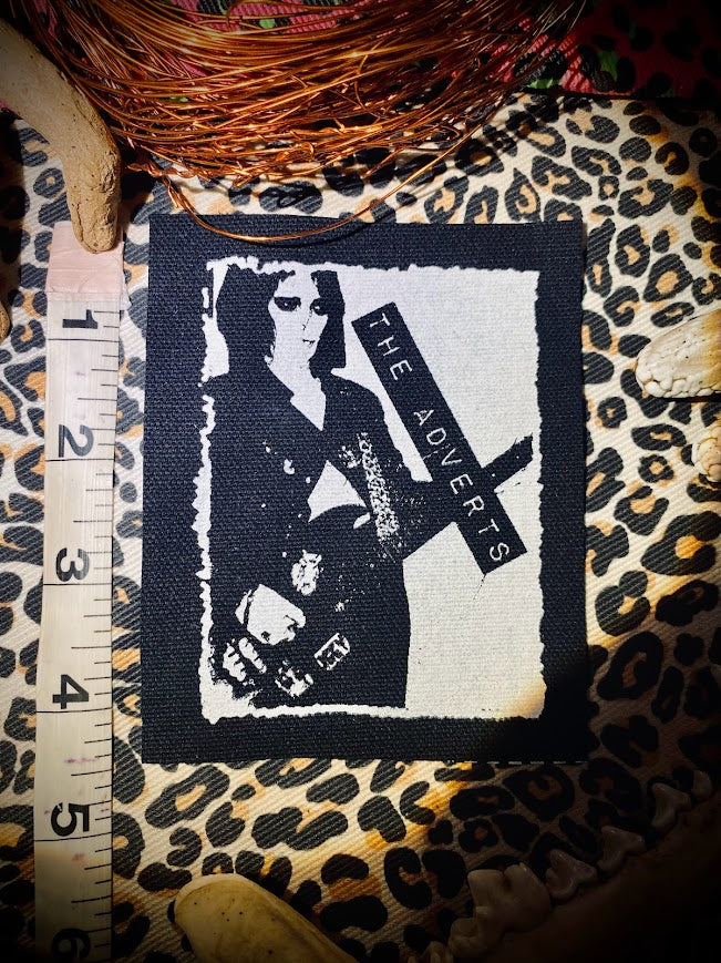 The Adverts sew on patch.