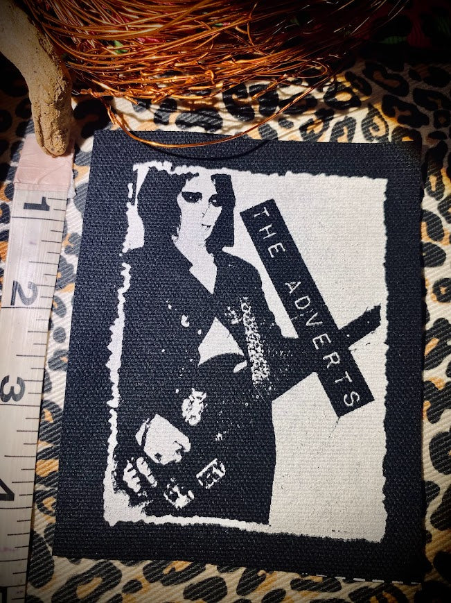 The Adverts sew on patch.