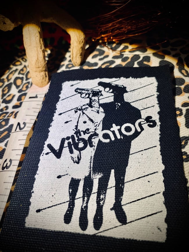 The Vibrators sew on patch.