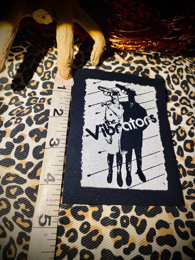 The Vibrators sew on patch.