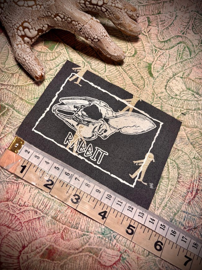 Rabbit skull patch