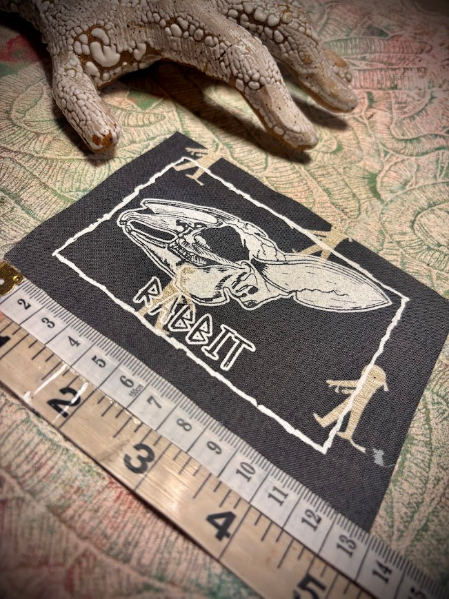 Rabbit skull patch