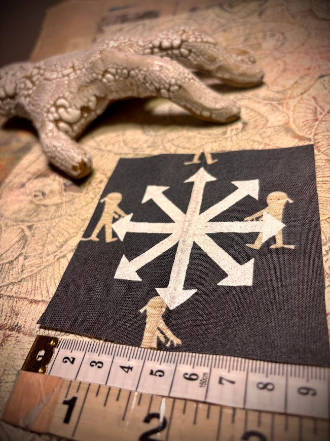 Chaos star sew on patch