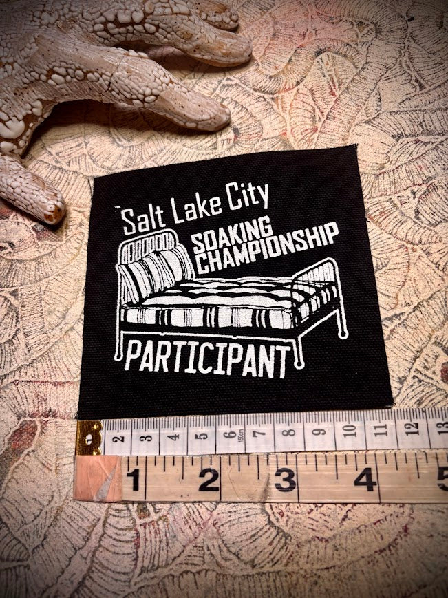 Salt Lake City Soaking Championships participation ribbon.
