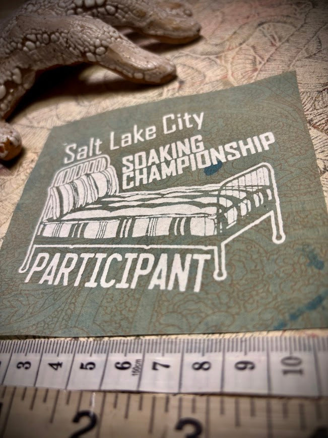 Salt Lake City Soaking Championships participation trophy