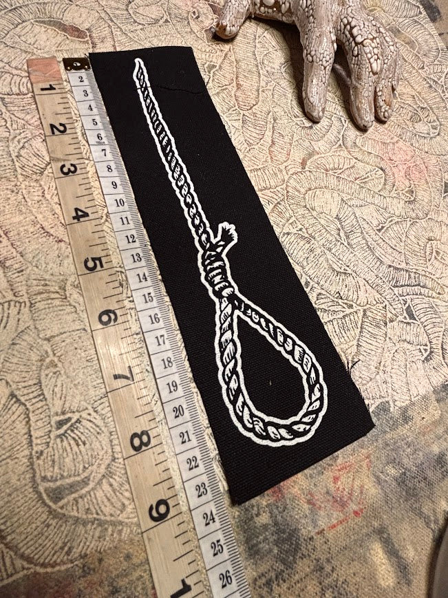 noose sew on patch.