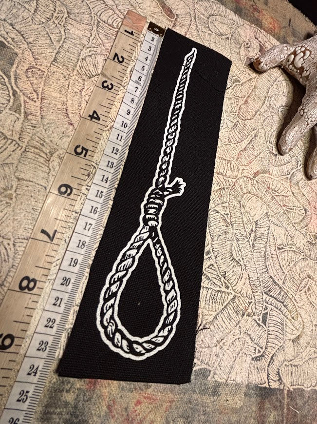 noose sew on patch.