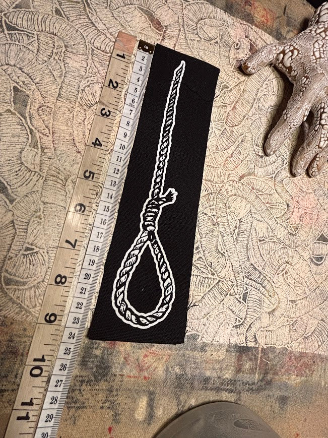 noose sew on patch.
