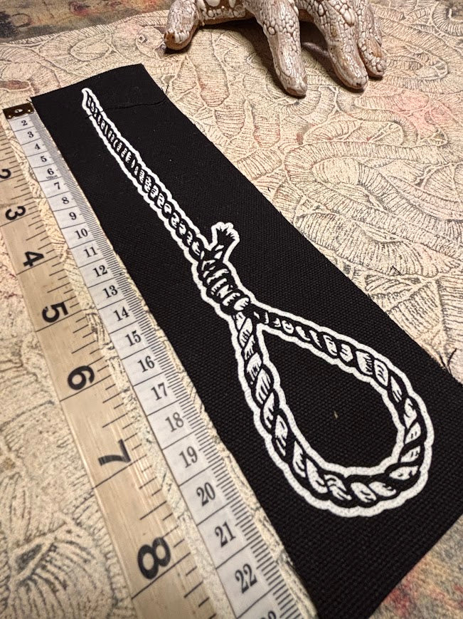noose sew on patch.