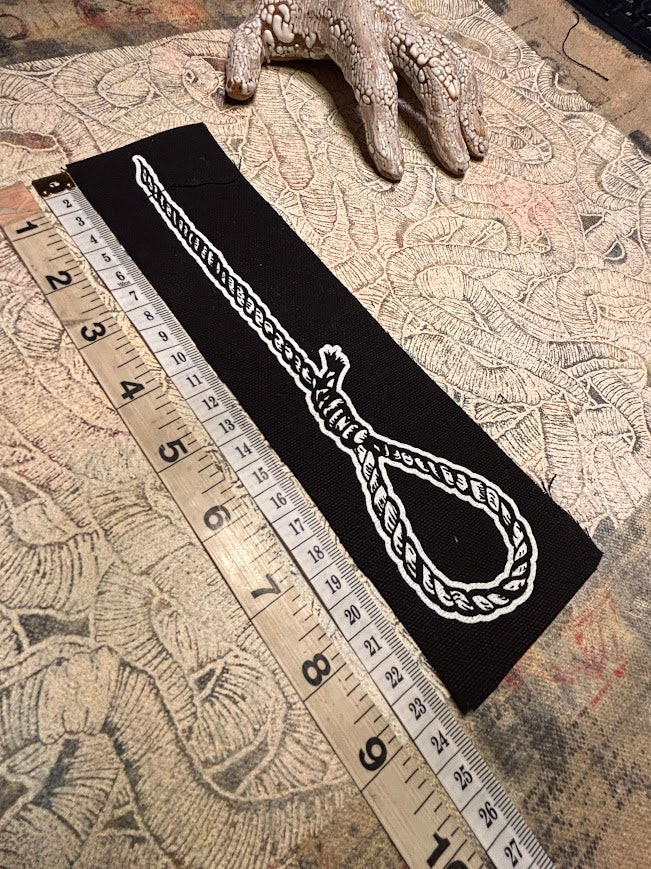 noose sew on patch.
