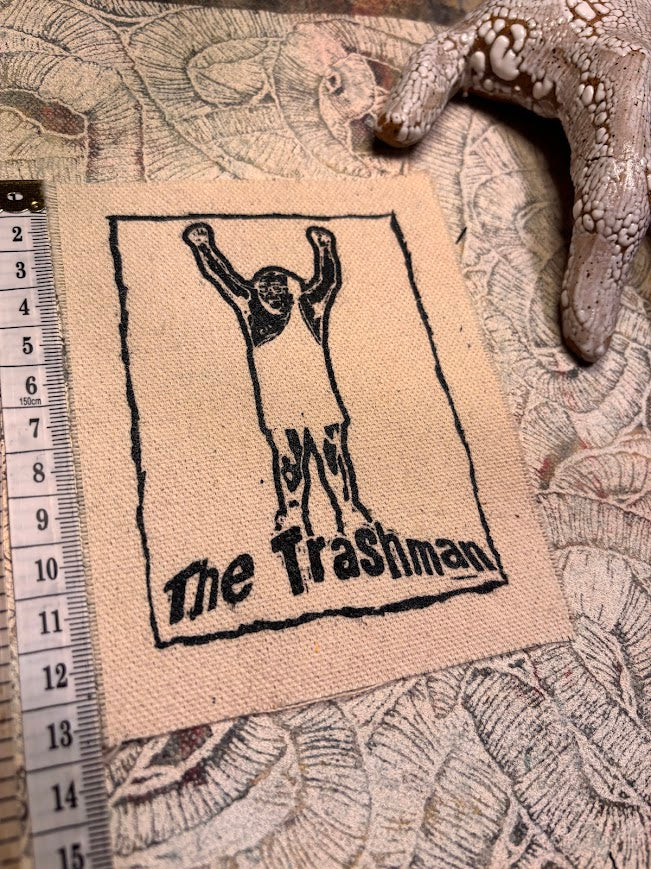 The Trashman sew on patch