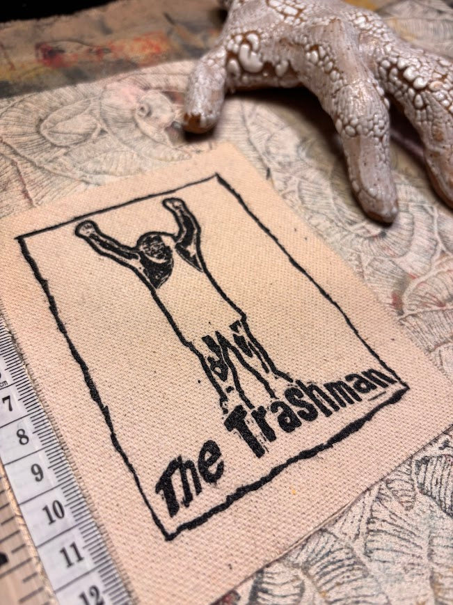 The Trashman sew on patch