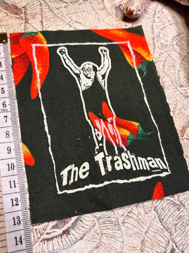 The Trashman sew on patch