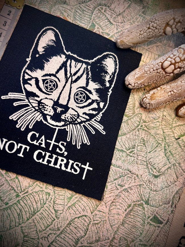 Cats not Christ! patch