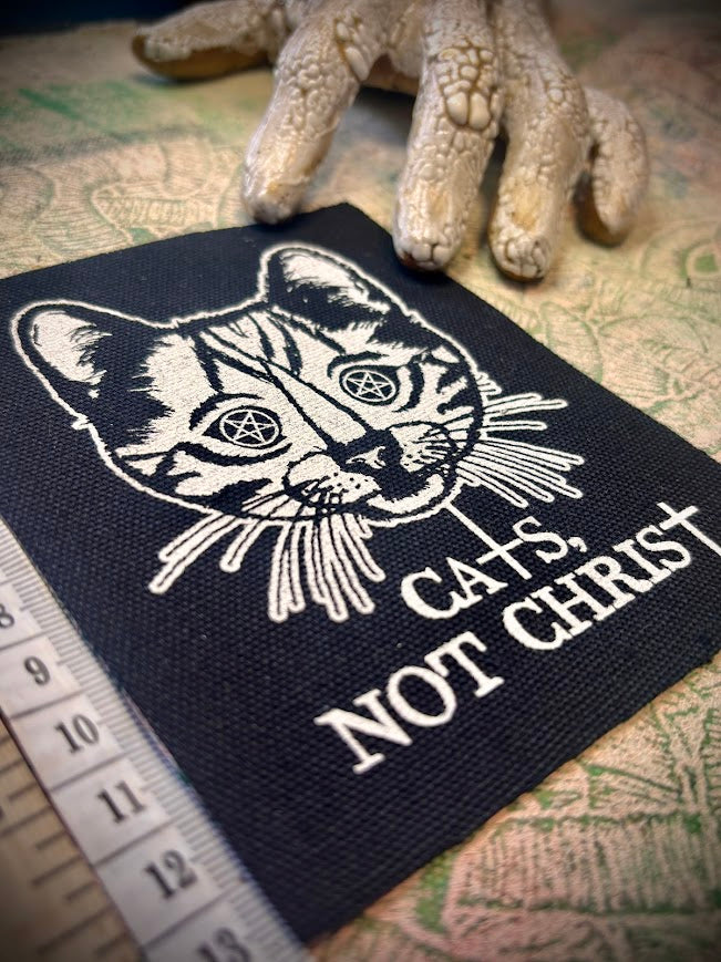 Cats not Christ! patch