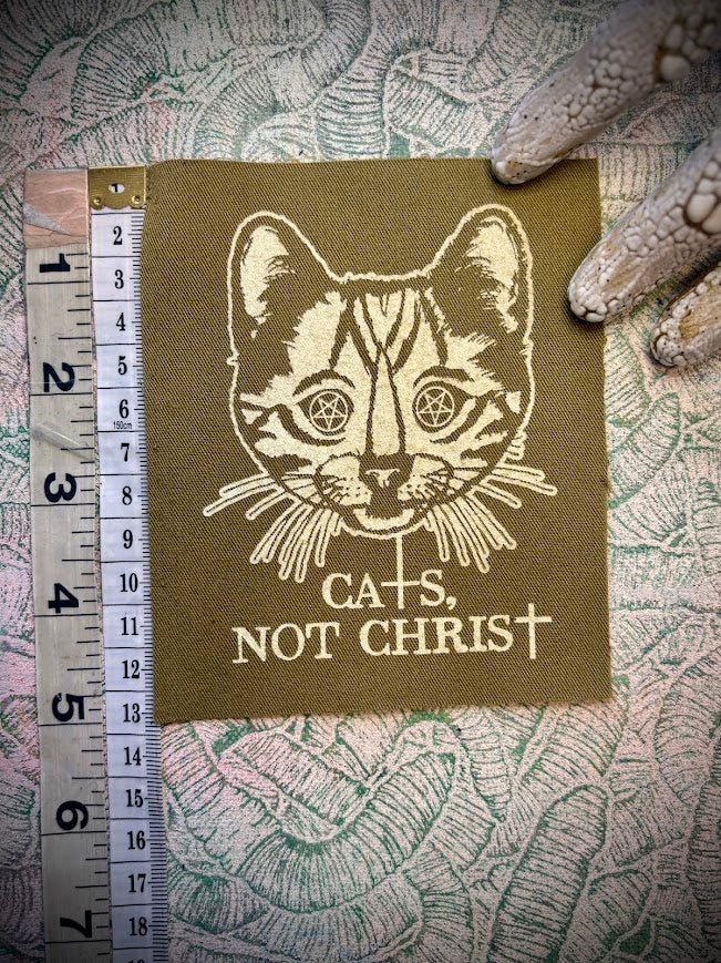 Cats not Christ! patch