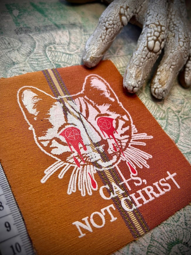 Cats not Christ! patch