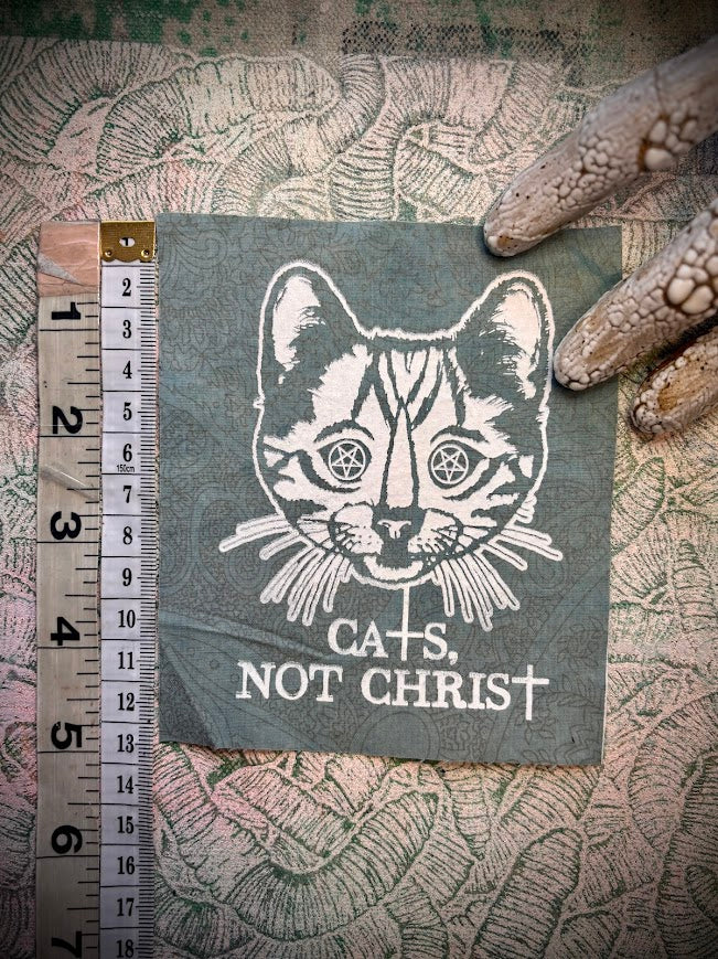 Cats not Christ! patch